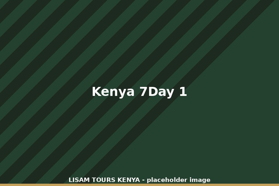7 Day Kenya Safari
