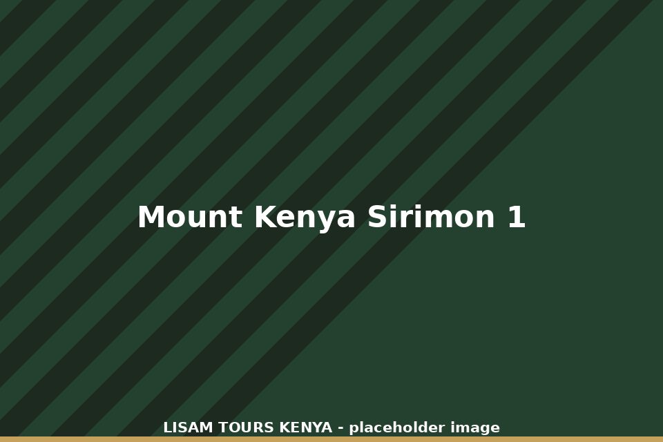 Mount Kenya Sirimon Route (4 Days)