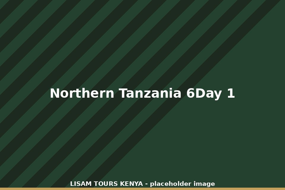 6 Day Northern Tanzania Safari